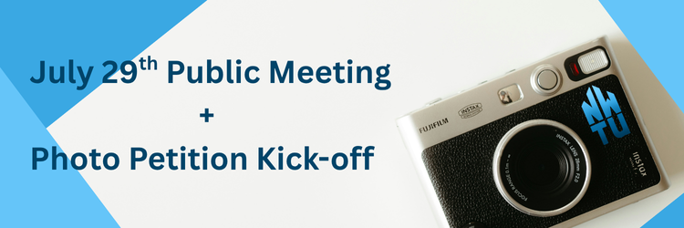 Photo Petition and More in our July Public Meeting